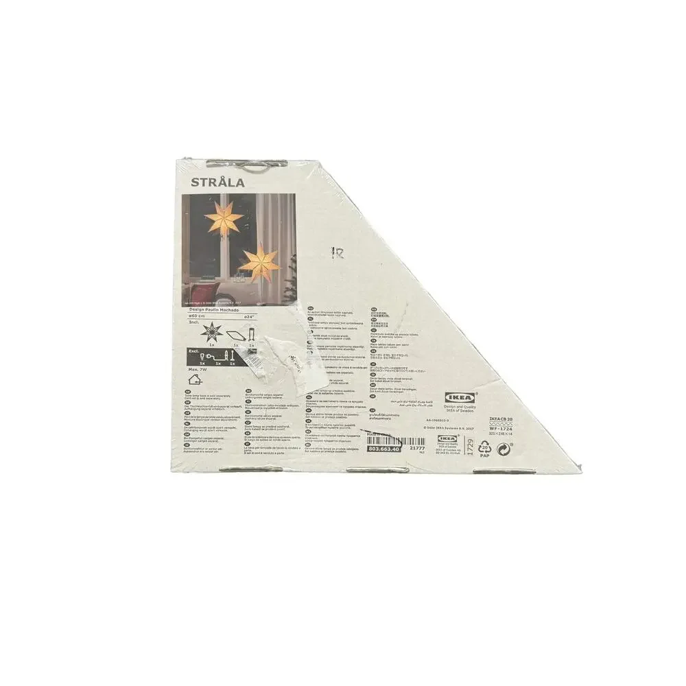 IKEA Stråla 803.663.40 Holiday Table Light Silver & White NIB